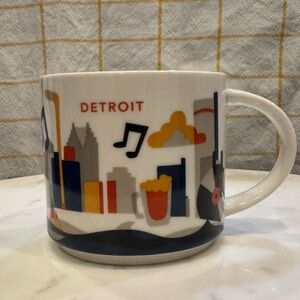 Starbucks Detroit Mug. Part of Starbucks 2017 You Are Here collection.